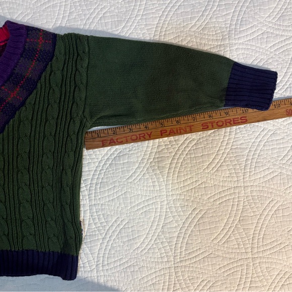 Rainbow Tag Gymboree Vintage V-Neck Sweater Small - Picture 7 of 9
